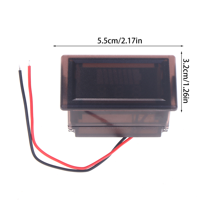LCD Digital Voltmeter 12V 24V 60V 72V Waterproof Electric Car Battery Capacity Indicator Lead Acid Power Car Moto Voltage Tester