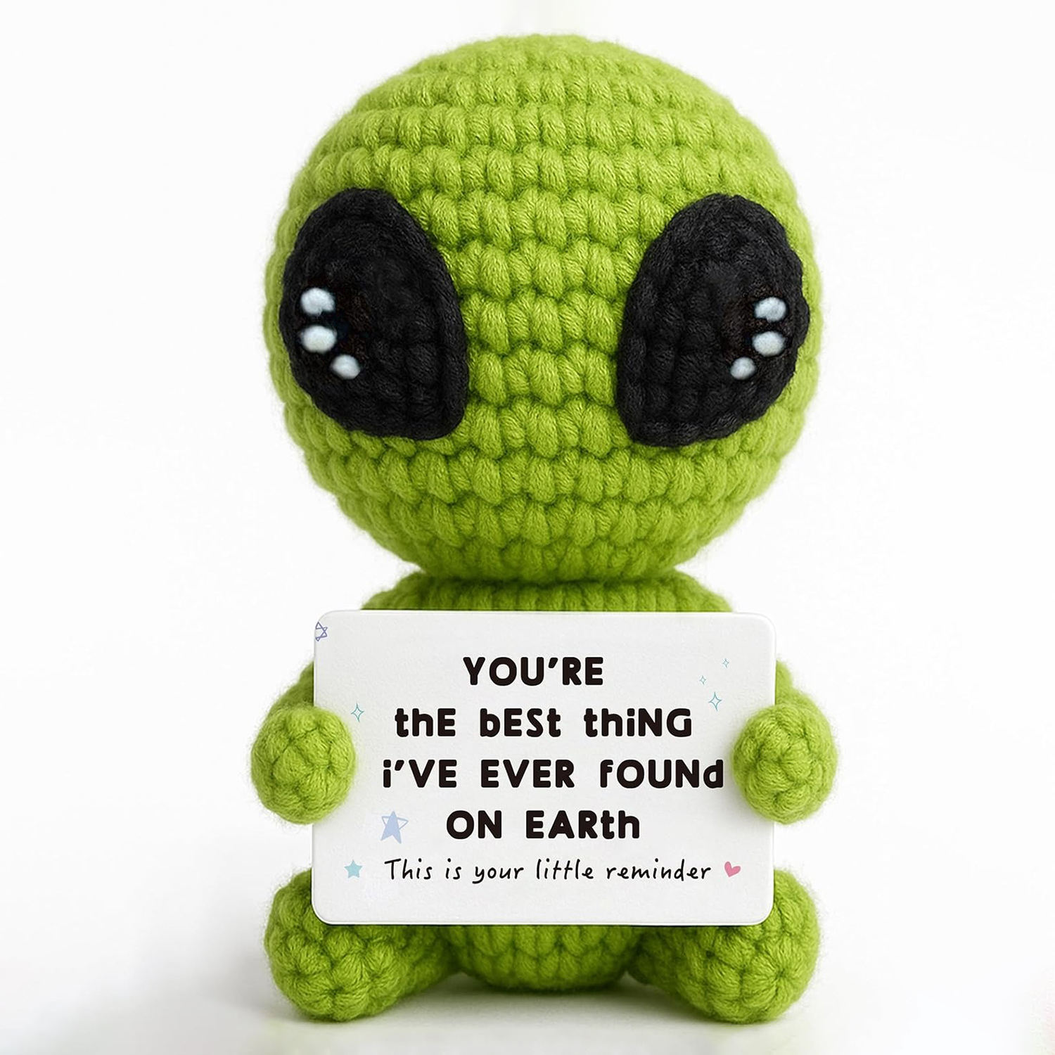 1 Creative Crochet , Fun and Positive Energy Crochet Plush Toy, Unique Valentine's Day, Birthday, Anniversary , Funny and Romantic for Men, Women, and Couples