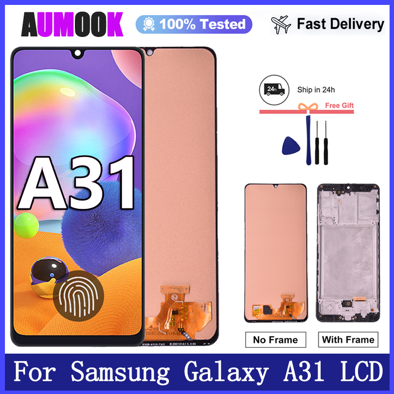 6.4" AMOLED For A31 LCD Display Touch Screen Digitizer Assembly Replacement For A31 A315 A315F LCD