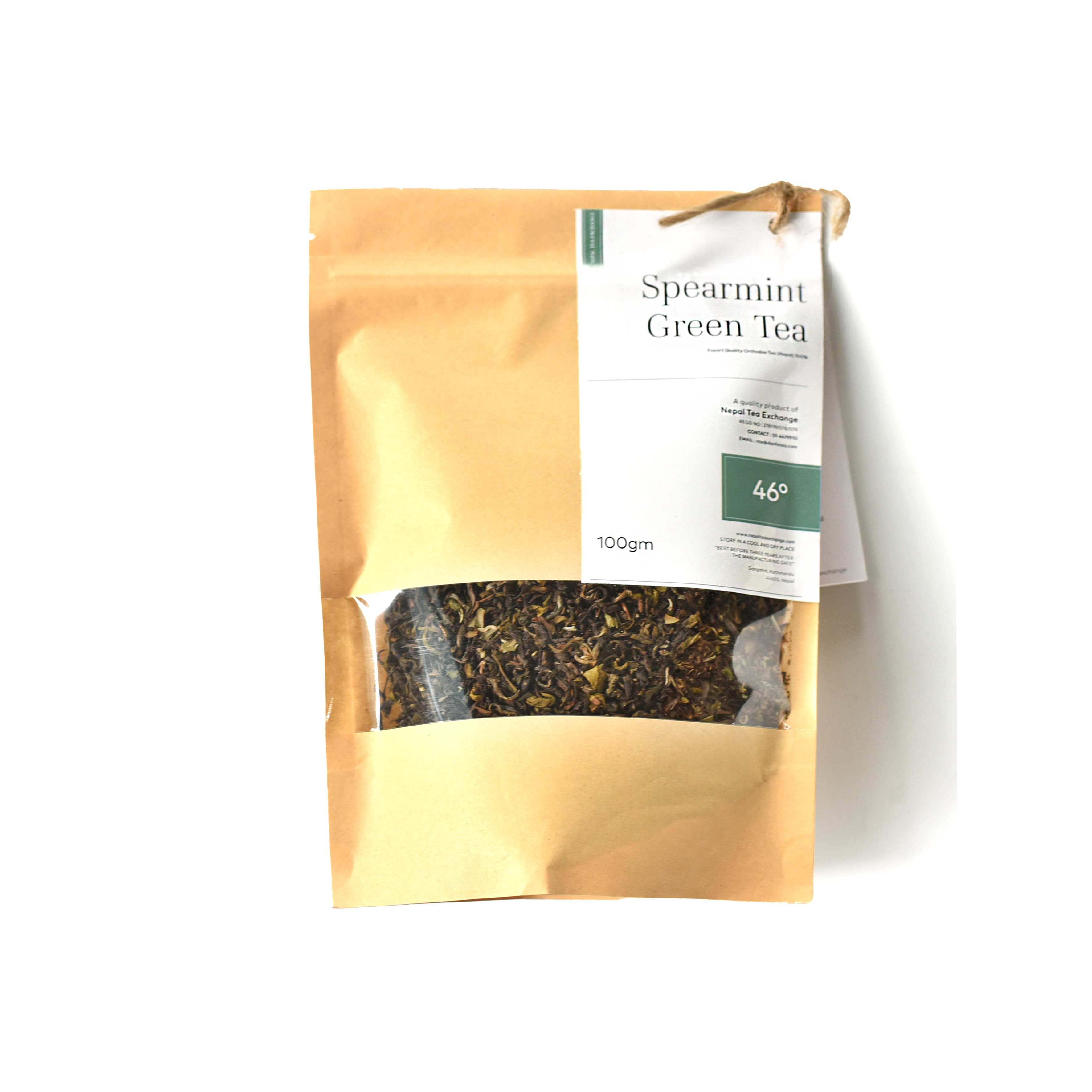 Spearmint Green Tea For Weight Loss and Fresh Breath - Nepal Tea Exchange- 100g