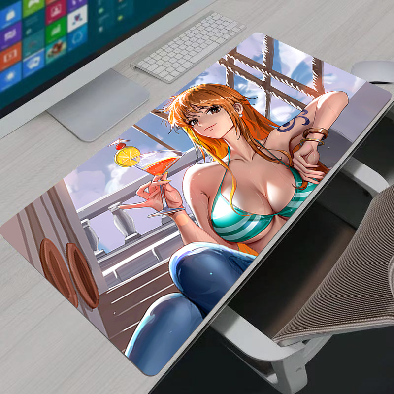 Mouse Pad Large Gamer XXL Keyboard Desk Mouse Mat Carpet Tapis Souris Gaming Notbook Japan Game Anime One Piece Mousepad