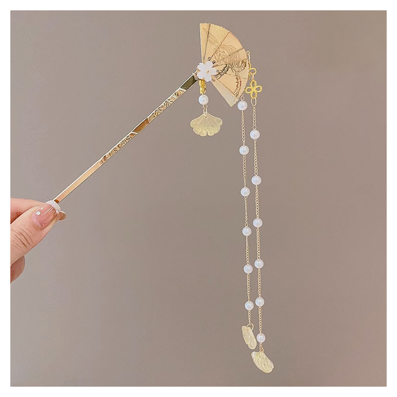 Vintage Chinese Style Hair Sticks Forks Flower Pearls Pendant Designs Women Girls Hanfu Dress Hairpins Side Clips Fringe Jewelry pen gpt