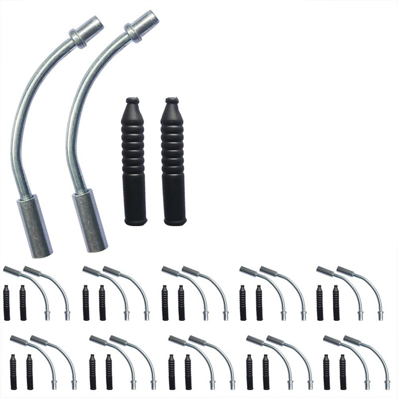 1pc/2pc/4pc Bicycle V-Brake Noodles Bend Tube Cable Guide Sleeves Linear Pull Brake Cable Guide Hose MTB Cycling Brake pa