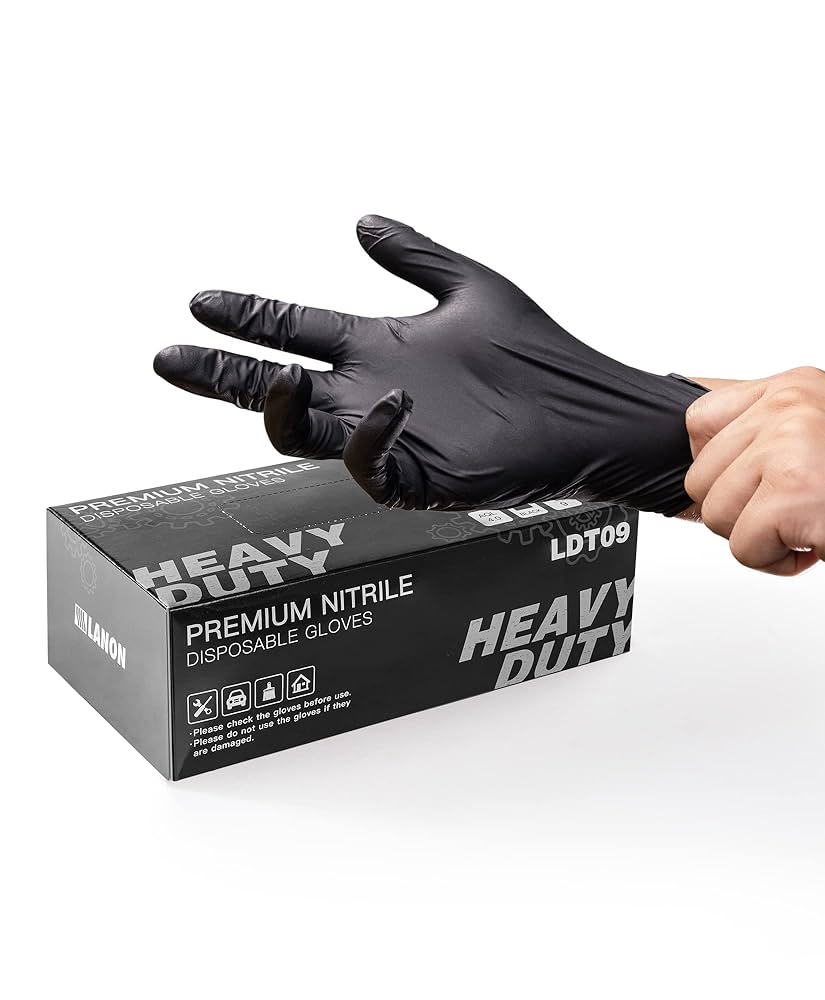 Black Disposable Gloves ( Medium /Small / Large)