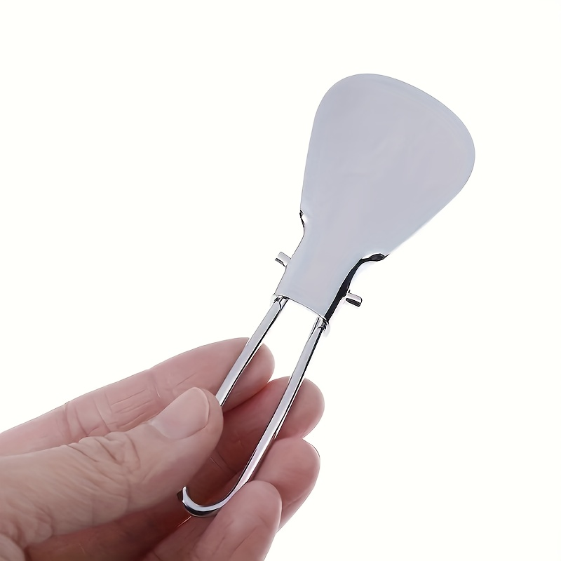 1pc Mini Stainless Steel Folding Shoe-wearing Assistant, Portable Shoehorn, Travel Essential