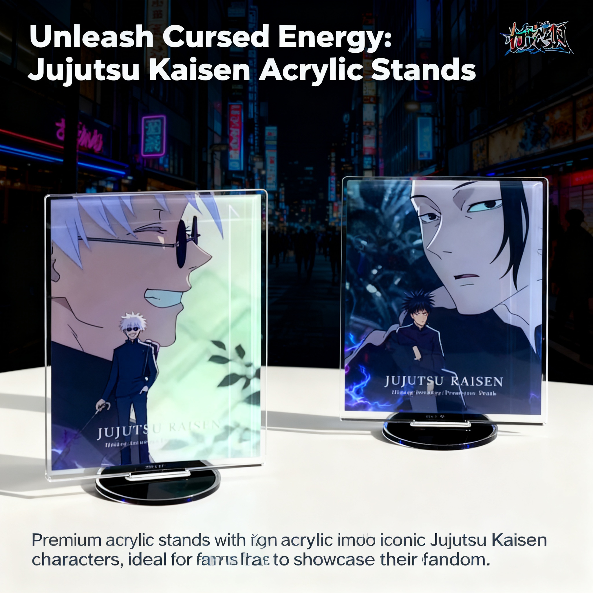 New Jujutsu Kaisen Gojo Satoru Geto Suguru Acrylic Stand High Quality Desktop Decor Anime Figure Collectible for Fans