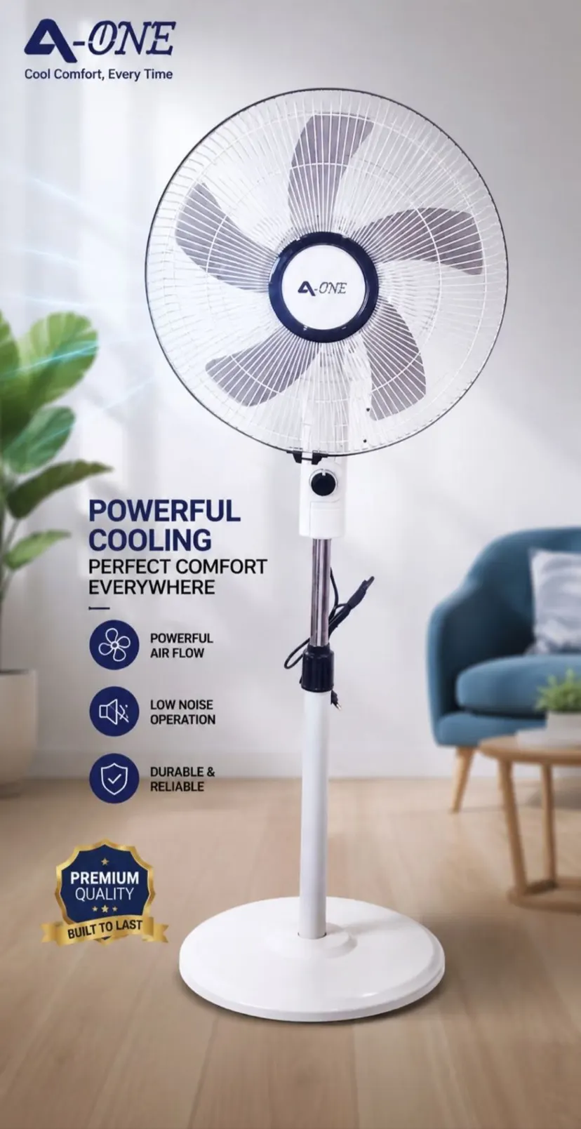 A one / Dish Heavy Stand Fan Heavy Base