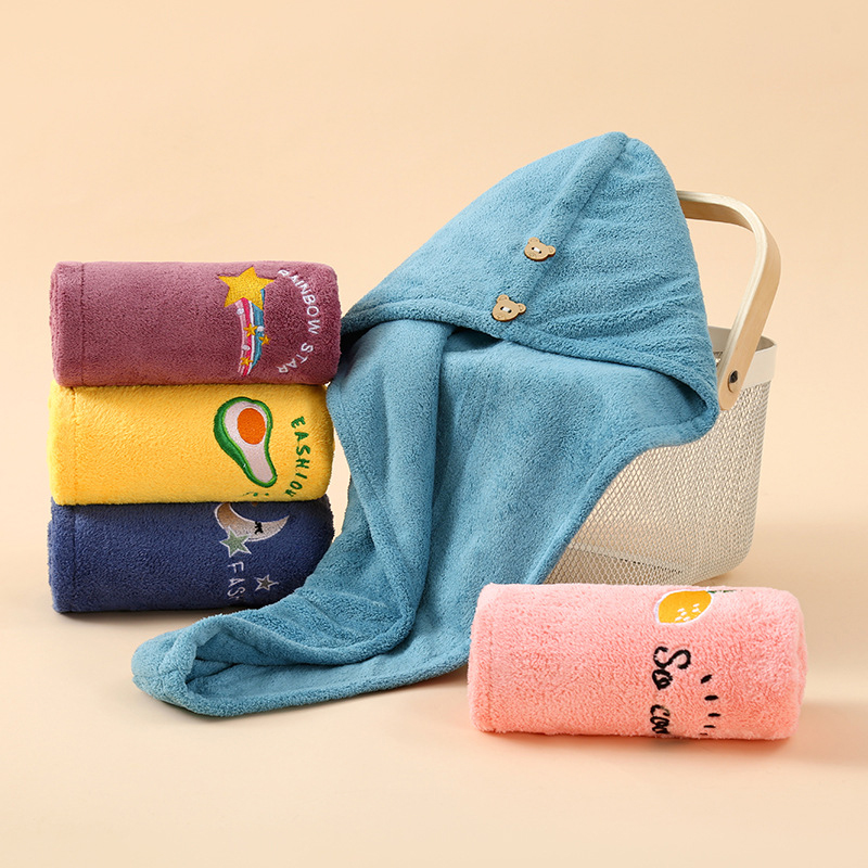 1pc Soft Quick-Dry Hair Towel - Absorbent Hair Drying Wrap for Women Girls, Bathroom Essential Hair Hat