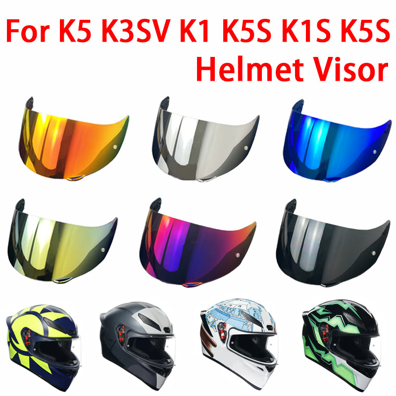 For AGV K5 K5S K5-S K3SV K1 K1S Compact ST ILM Motorcycle Helmet Visor Lens 902 902L 902BT Accesorios Para Moto Casque