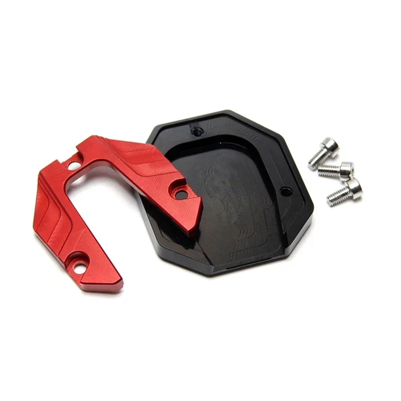 Motorcycle Kickstand Foot Support Motorbike Side Kick Stand Pad Side Stand Large Foot Pad Parking Plate Base Foot Extension Pad