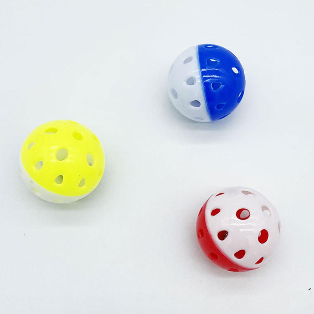 Pet Parrot Cat Toy Colorful Hollow Rolling Bell Ball Bird Chewing Toys Parakeet Cockatiel Parrot Cage Gatos Fun Toys for Budgie