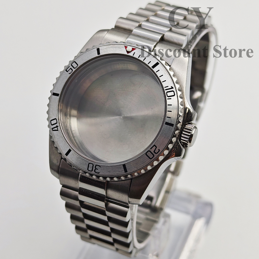 RICHUS NH35 Watch Case 36mm Silver Stainless Steel Watch Case Sapphire Glass fit NH35 NH36 ETA2824 2836 Miyota8215 DG Movement