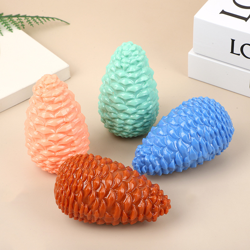 Durable Chew Dog Toy for Teething - Bite-Resistant Molar Pet Toy, Non-Toxic Tough Interactive Play Toy,