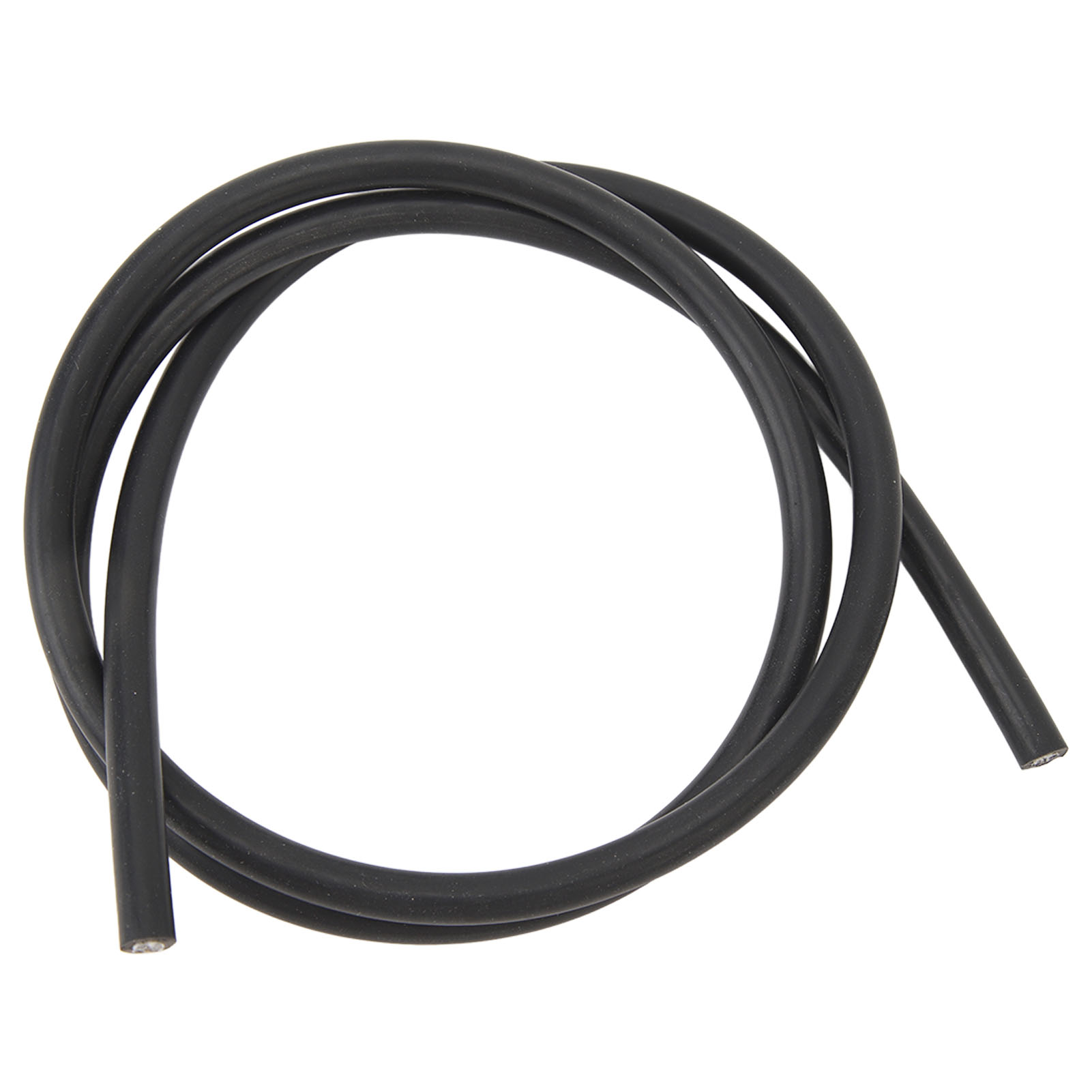 7MM Ignition Cable 1M Length PVC Sheathed Insulated Copper Core Ignition Cable for Car Motorcycle Engine Black