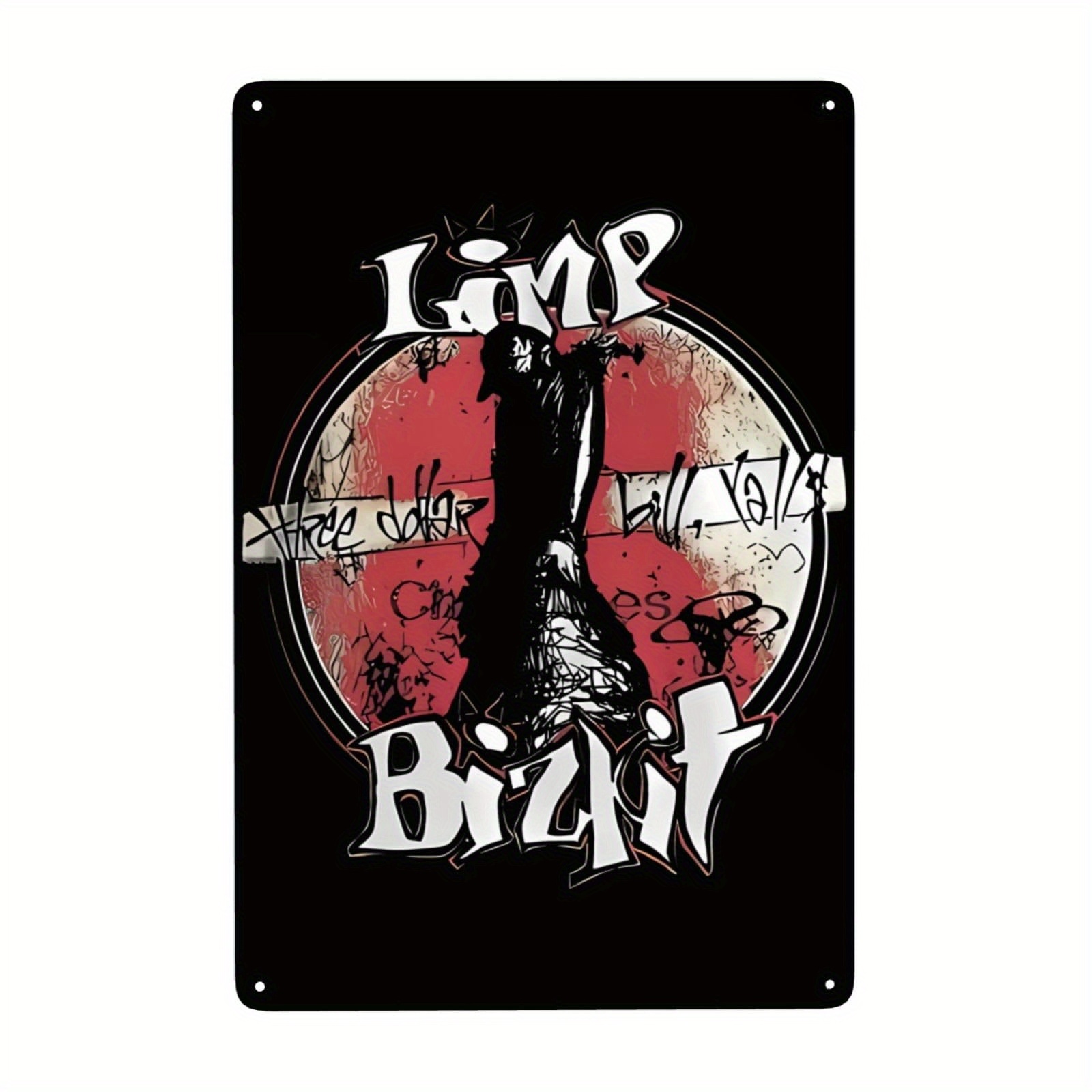 Vintage Limp Bizkit Band Art Metal Wall Decor - Retro Iron Sign for Home, Bar, Garage, Cafe & Restaurant - No Electricity Wal
