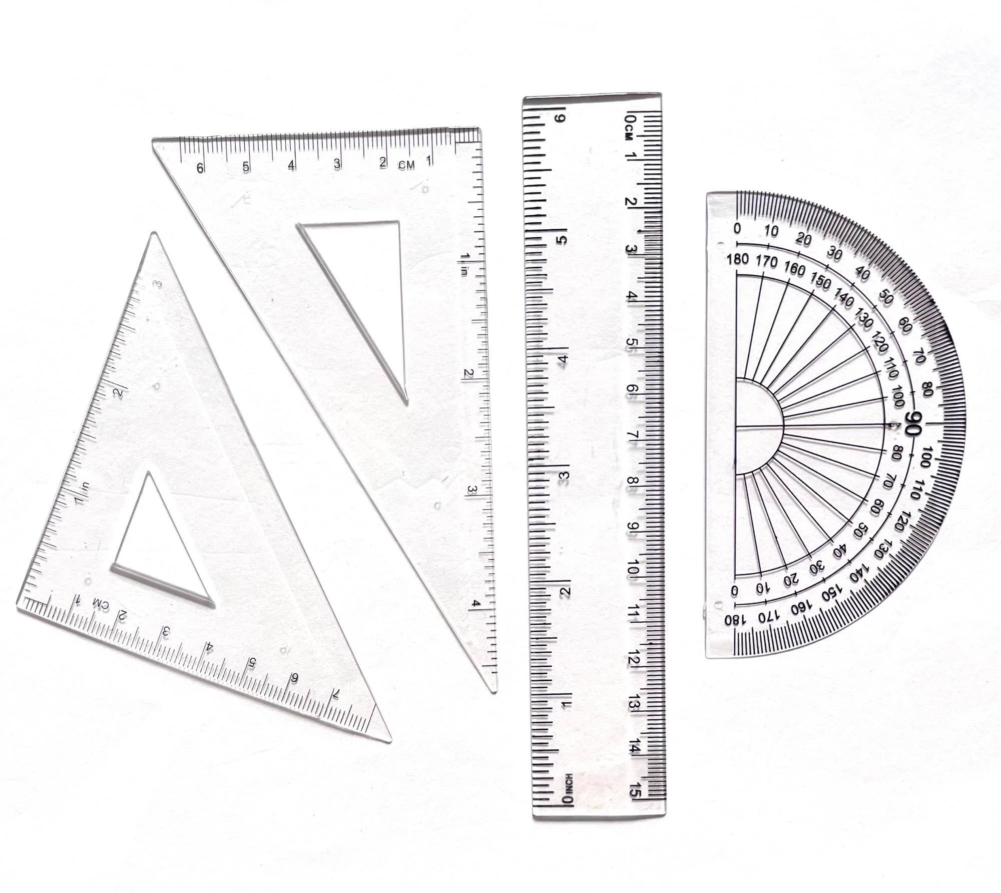 Set Square, Set of 4 pcs