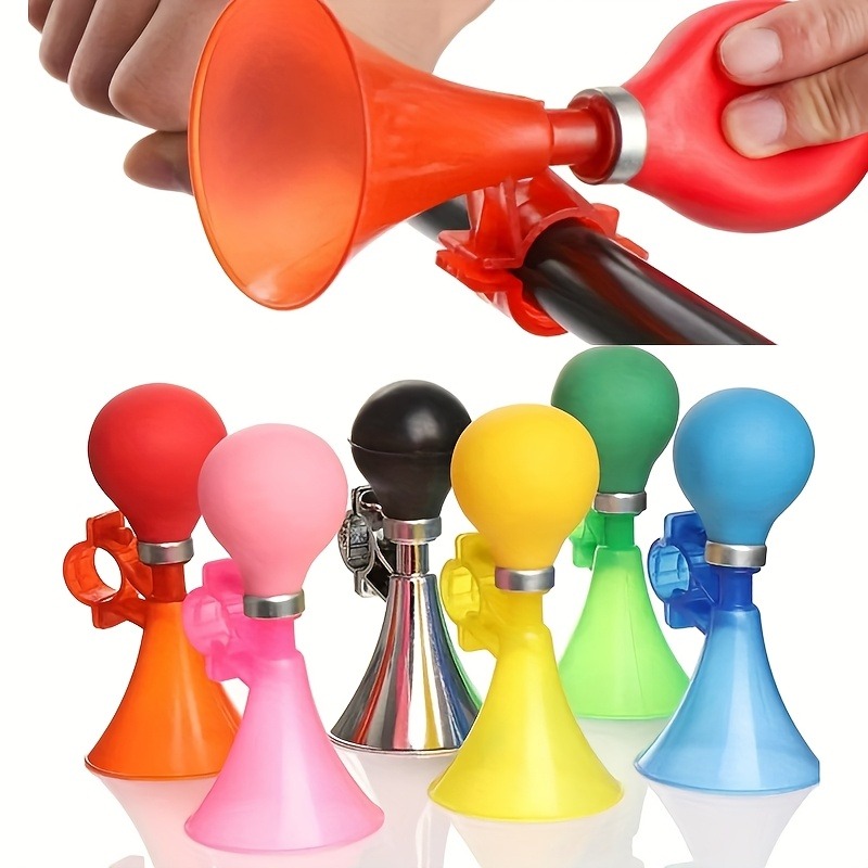 Children Bikes Loud Bell Bicycle Air Horn Safety Horn Colorful Bells Bike Handlebar Bell Ring Bike Accessories