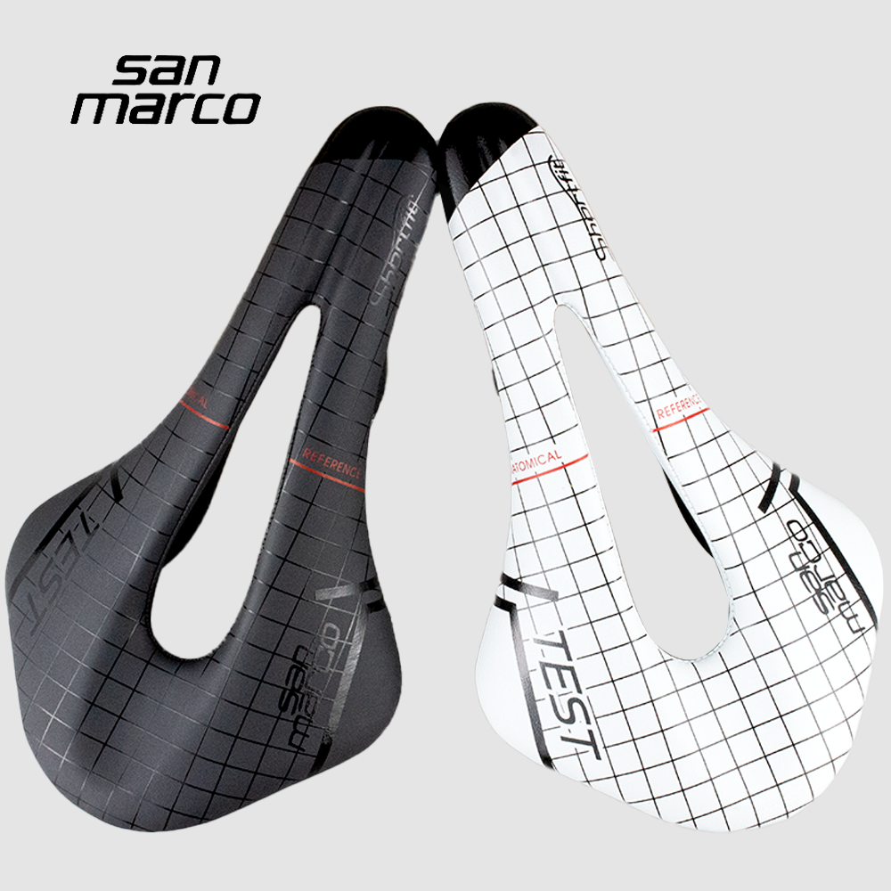 Ultralight San Marco Saddle Carbon Road MTB Bicycle Seat TT Triathlon Hollow Short 255×145mm Racing Breathable Shockproof Soft