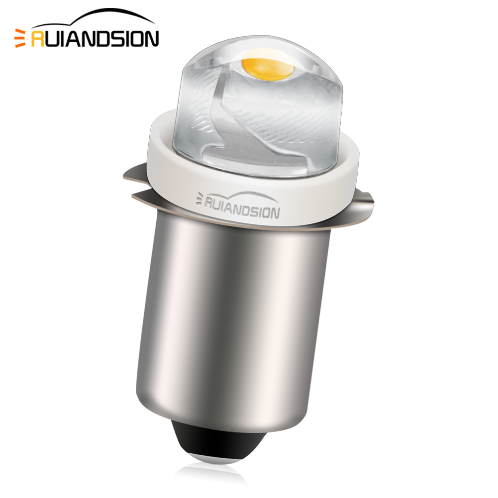 1PC LED Flashlight Bulb Energy-Saving 0.5W 3V 4.5V 6V 12V 3-18V 5-24V E10 Yellow Light Bulbs For Tourch Flashlight Camping Light