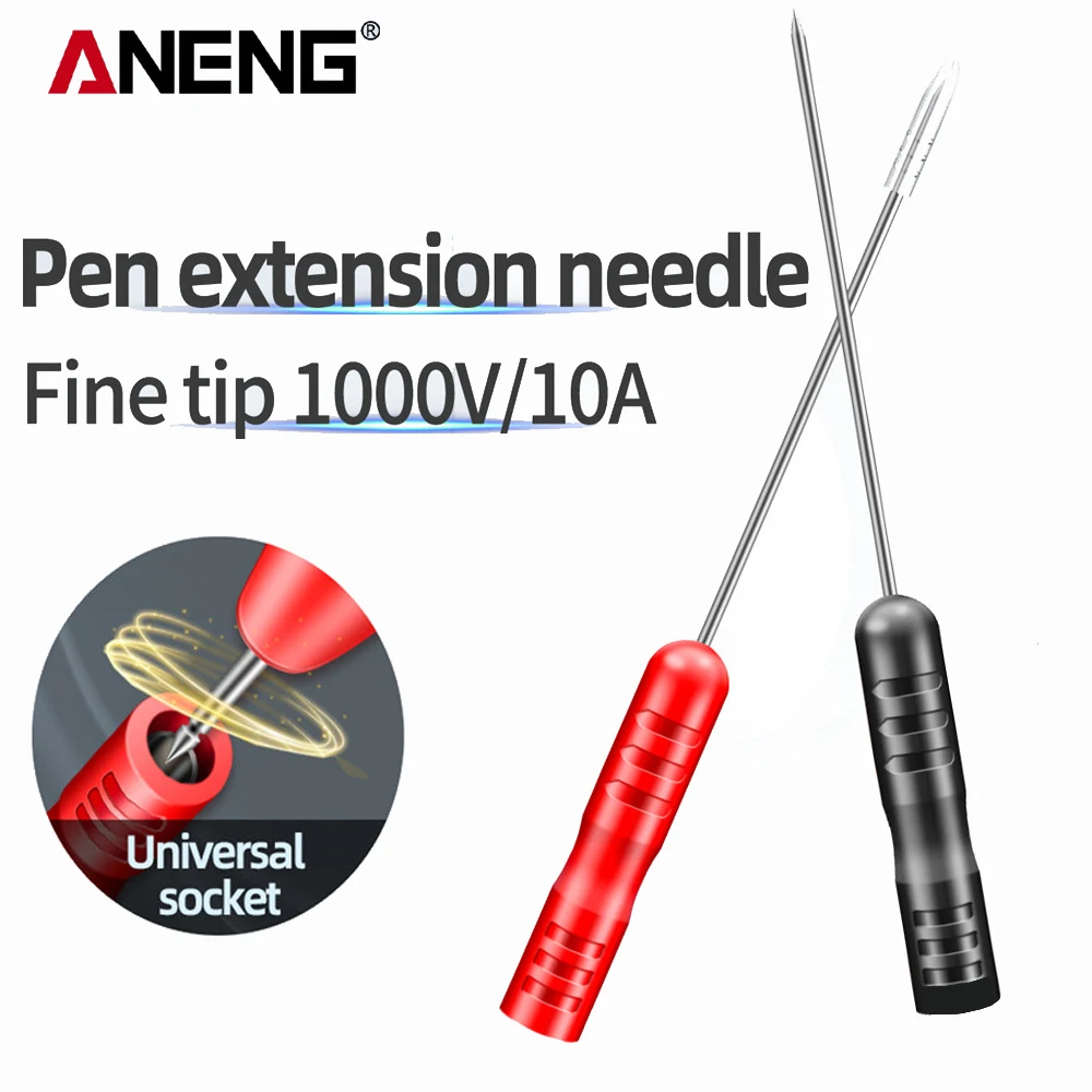 ANENG PT2003 1 Pair Universal Extention Piercing Needle Tip Probe Detachable Accessories Multimeter Test Probe Tip Test Lead