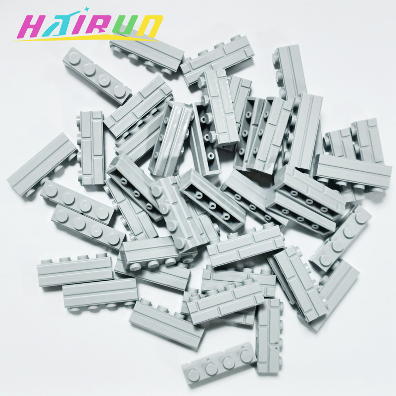 100Pcs Building Block Simulation City MOC Wall Brick Building Block Model Building Accessories Castle Construction Kids Toys