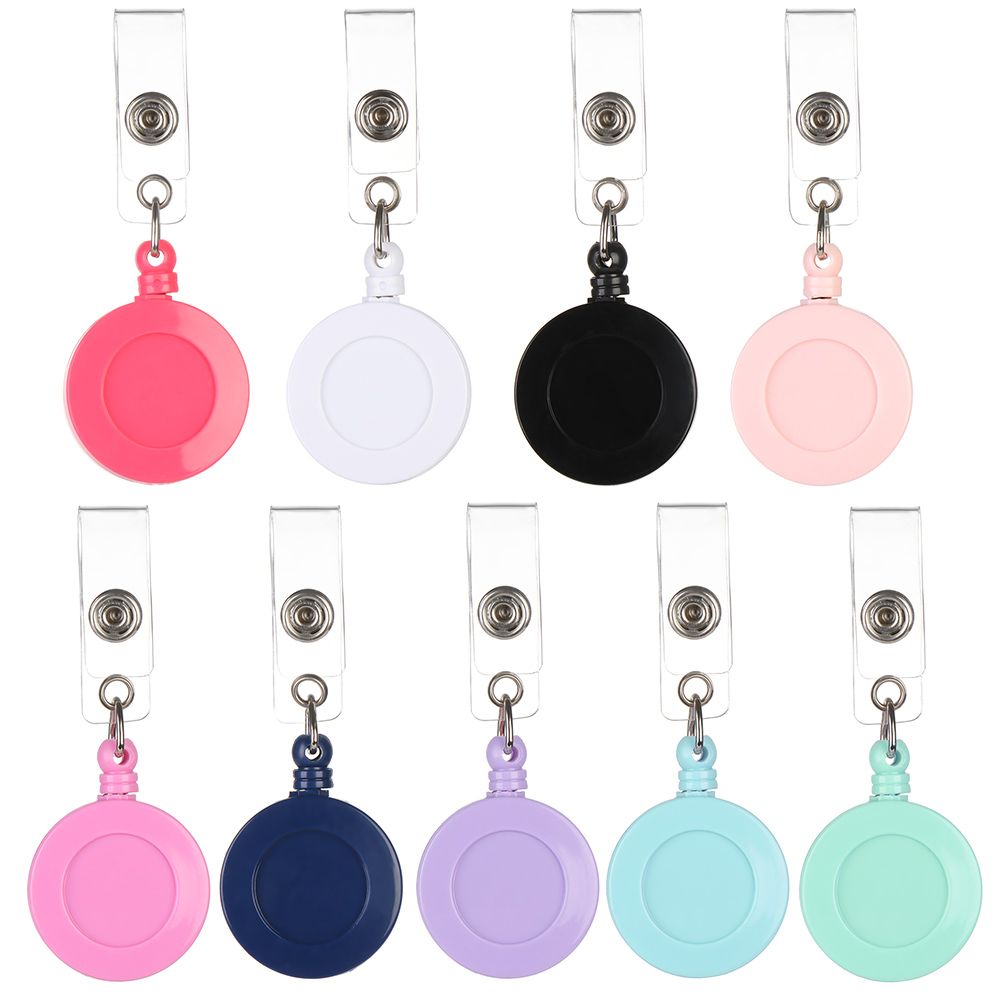 1PC New Fashion Creative 360° Rotation Retractable Badge Reel Fashion Hot Sale Nurse Display ID Name Card Badge Holder