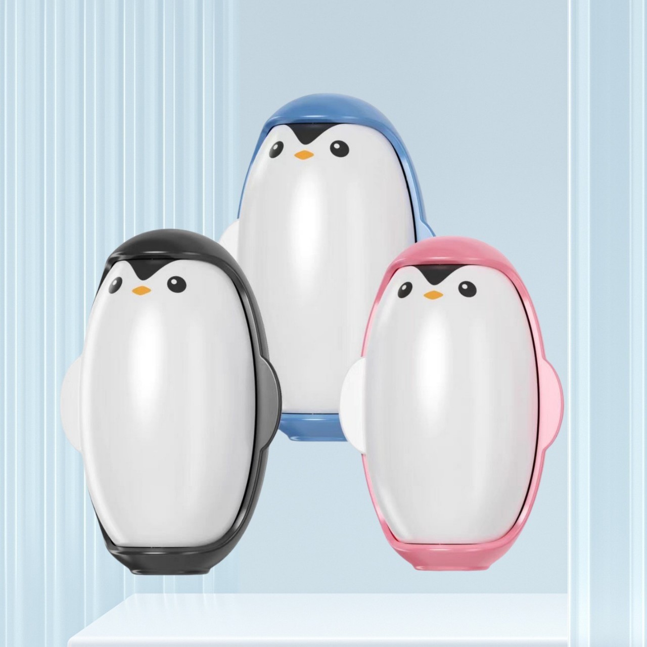 NEW Penguin Hair Remover Washable Household Drum Brush Portable Strong Adhesive Clothing Pet Cat Brush Dust-proof Brush Clean