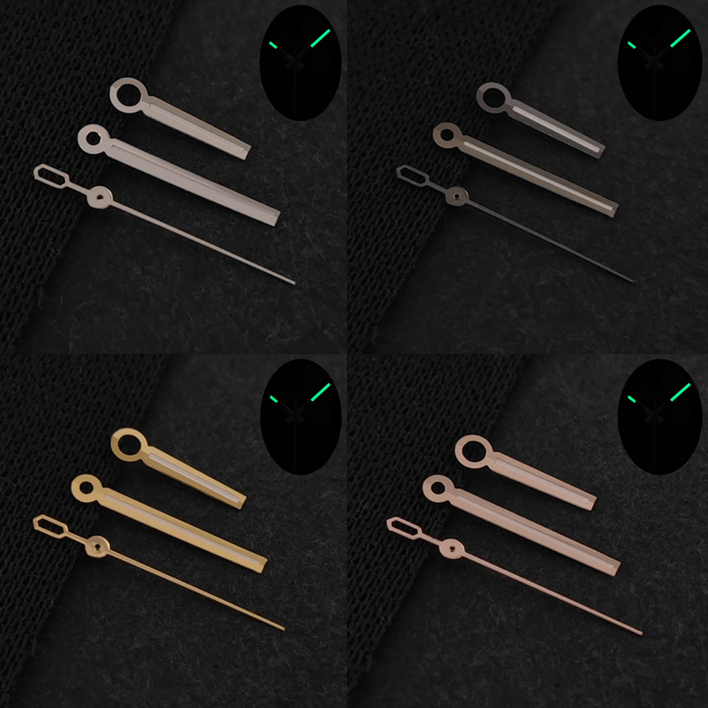 High Quality NH35 Watch Hands High Quality C3 Luminous Fit NH35 NH36 NH38 4R 7S Movement For Perpetual Land-Dweller Watch Hands