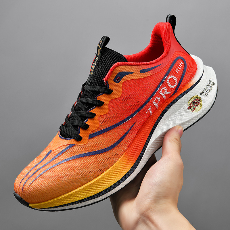 Running Shoes Men High Quality Full Palm Carbon Plate Cushion Professional ​Training Shoes Lightweight Wear-Resistant Sneakers