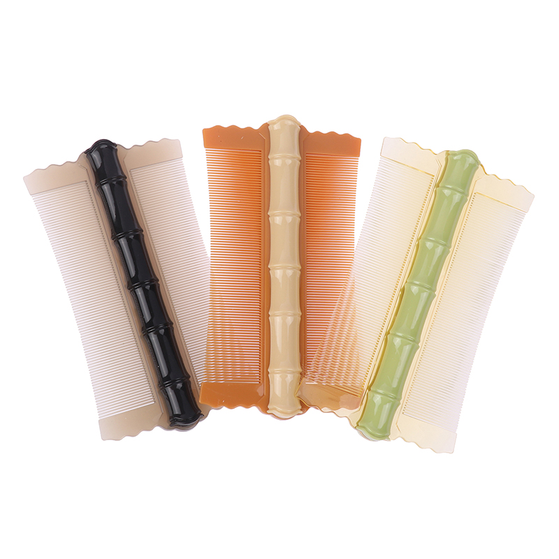 Wet Dry Hair Detangling Comb Bamboo Comb Comb Lice Comb Removal Hair Comb Dandruff Removal For Styling Tools