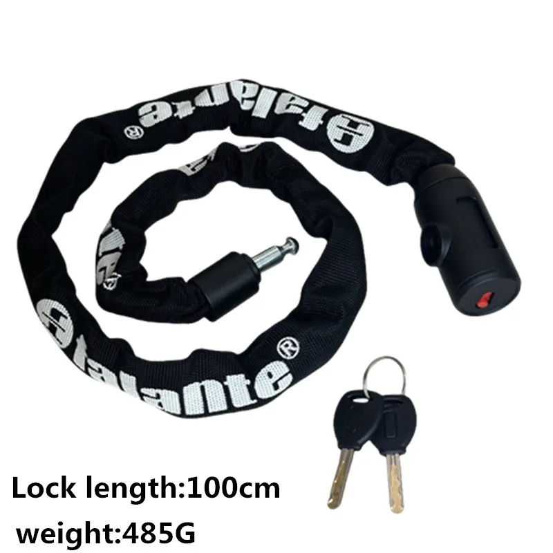 RIDERACE High-Security Bike Chain Lock - Durable Anti-Cut Lock for MTB, E-Bikes & Scooters
