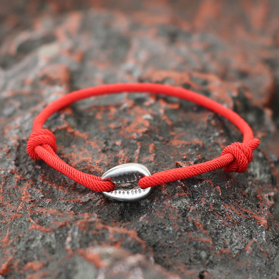 Simple Style Shell Bracelet Men Women Sliding Adjustable Marine String Braslet Summer Beach Surfer Nautical Braclet Pulseria