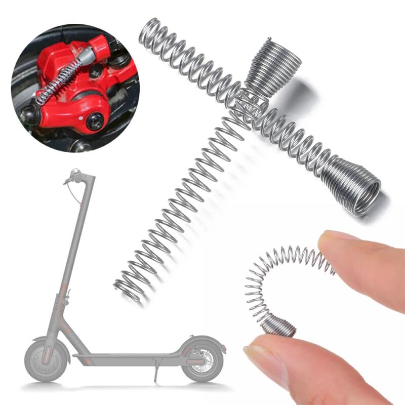 for Xiaomi M365/Pro Electric Scooter 2pcs Stainless Steel Retractable Brake Springs Brake Line Tail Caps Scooter Brake Parts