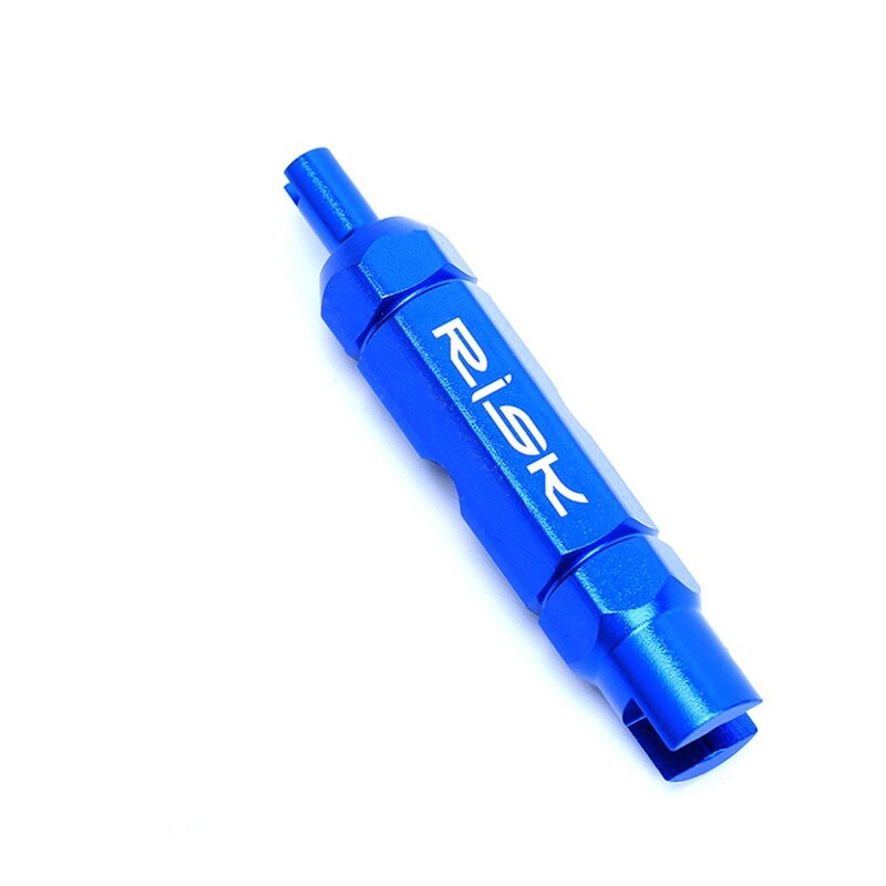 1/2pcs Blue Bicycle Multifunction American Valve Core Tool Road Bike MTB Tube Tire Disassemble Remove Wrench Cycling Repair Tool