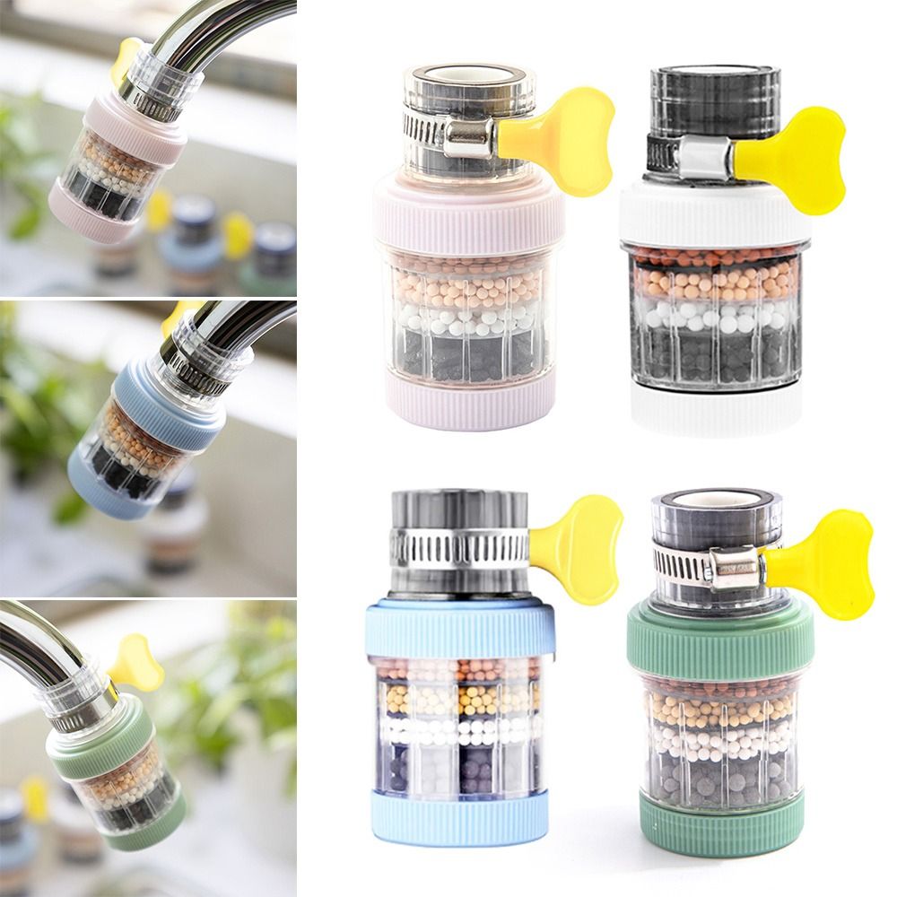 6 Layers Tap Purifier Medical Stone Coconut Charcoal Nozzle For Faucet Kitchen Accessories Household Water Filter