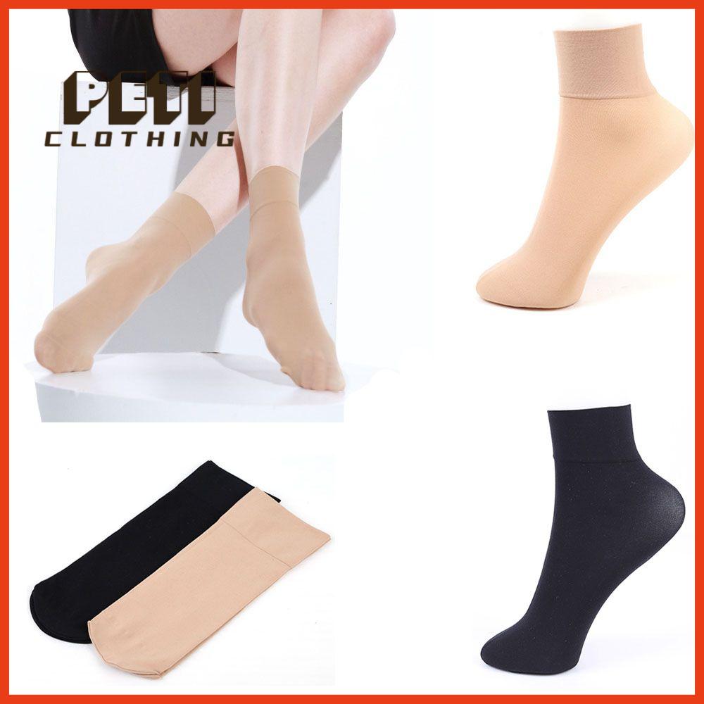 New In stock 1 5 10 Pairs Autumn Winter Middle Cyder Nylon Durable Warm Short Ankle Soc Silk Stockings