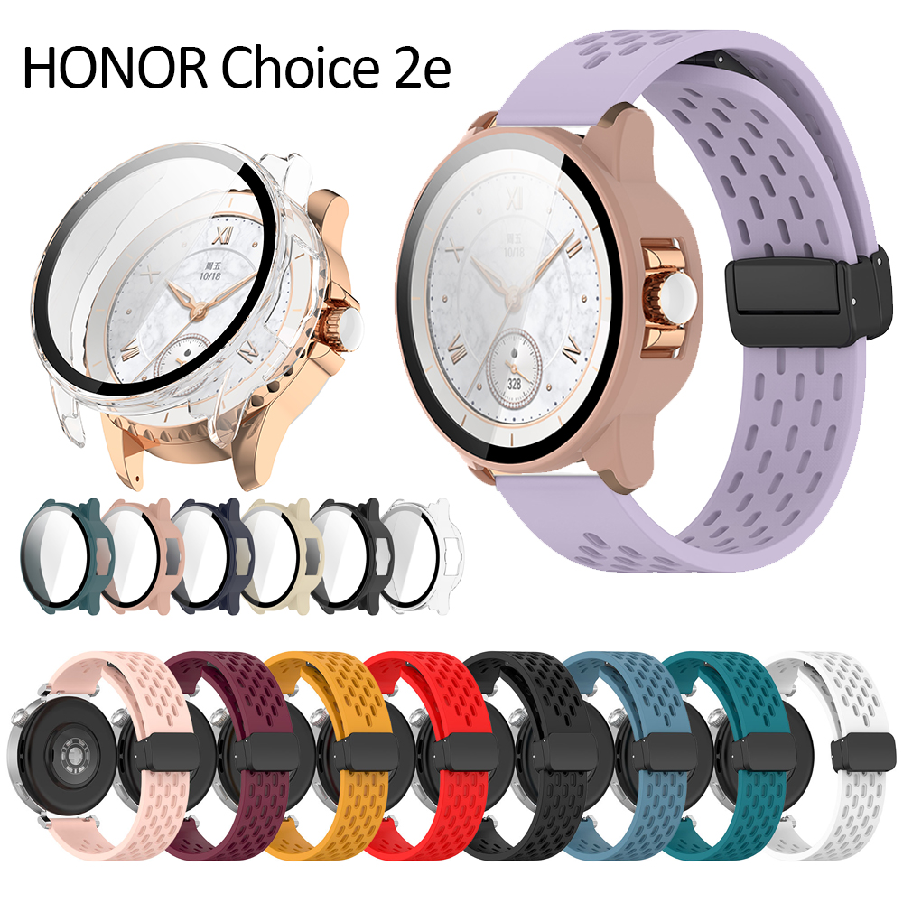HONOR CHOICE Watch 2E strap case tempered glass screen protector band straps