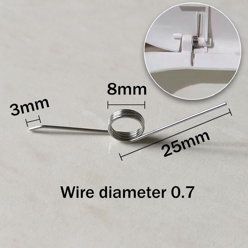 10pcs/Lot Garbage Can Adjustable 3 Coils Stainless Steel 304 Torsion Spring