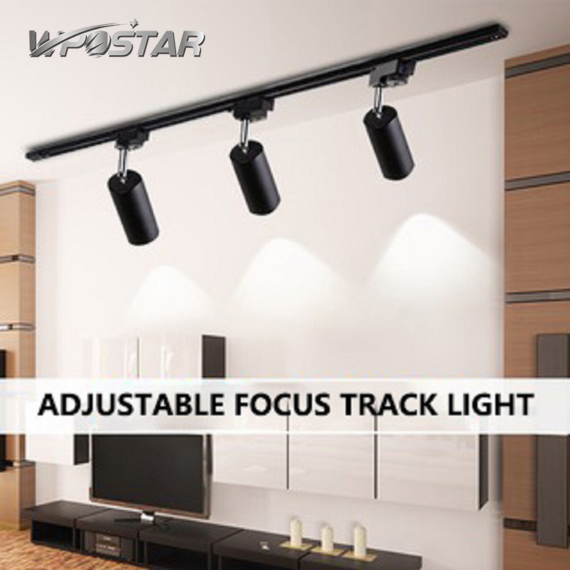 Track Light Complete Set Track Light for Ceiling COB Rail Spotlight for Clothing Store Restaurant Bar Ceiling Light 220V