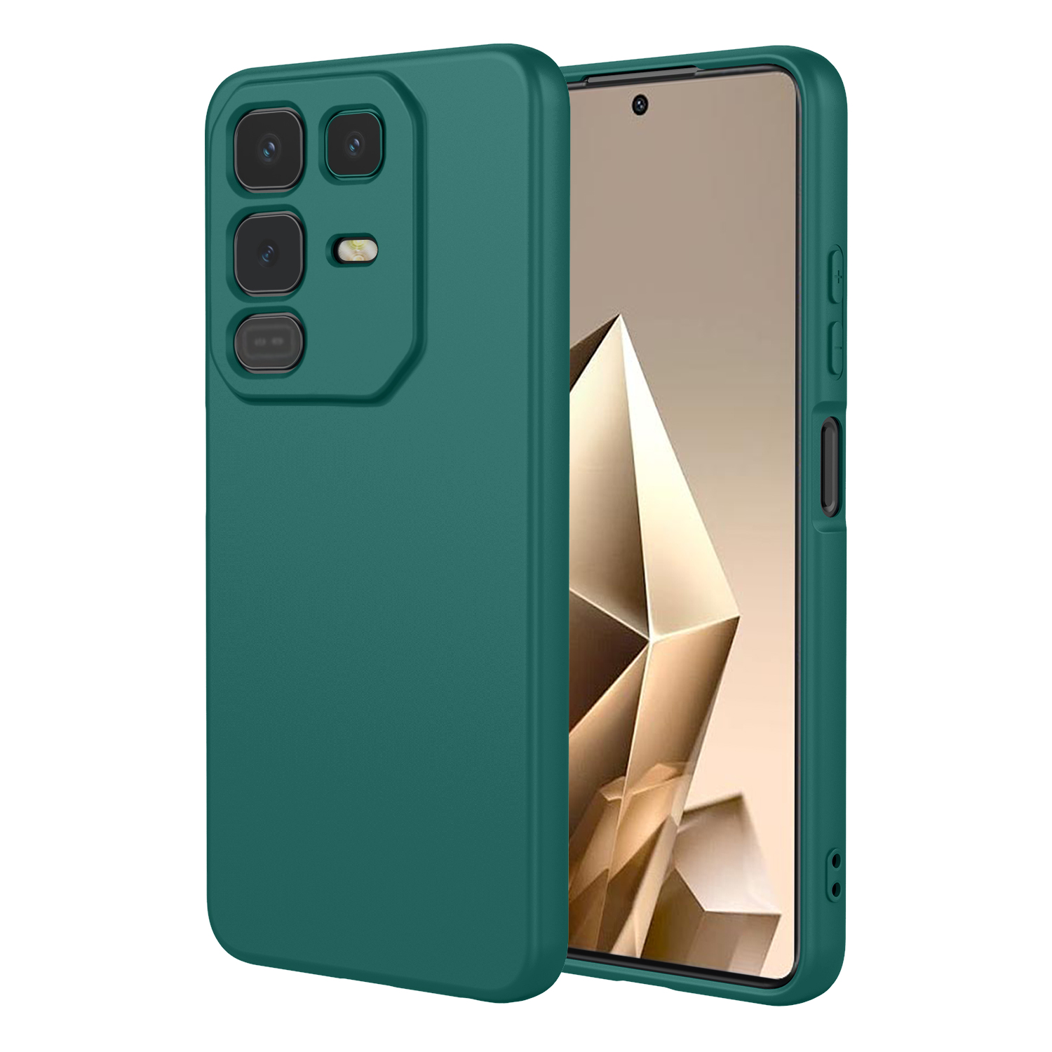 Phone Case for Infinix Note 50x, With Microfiber Lining Soft Micro Fiber TPU Soft Flex Silicone Case