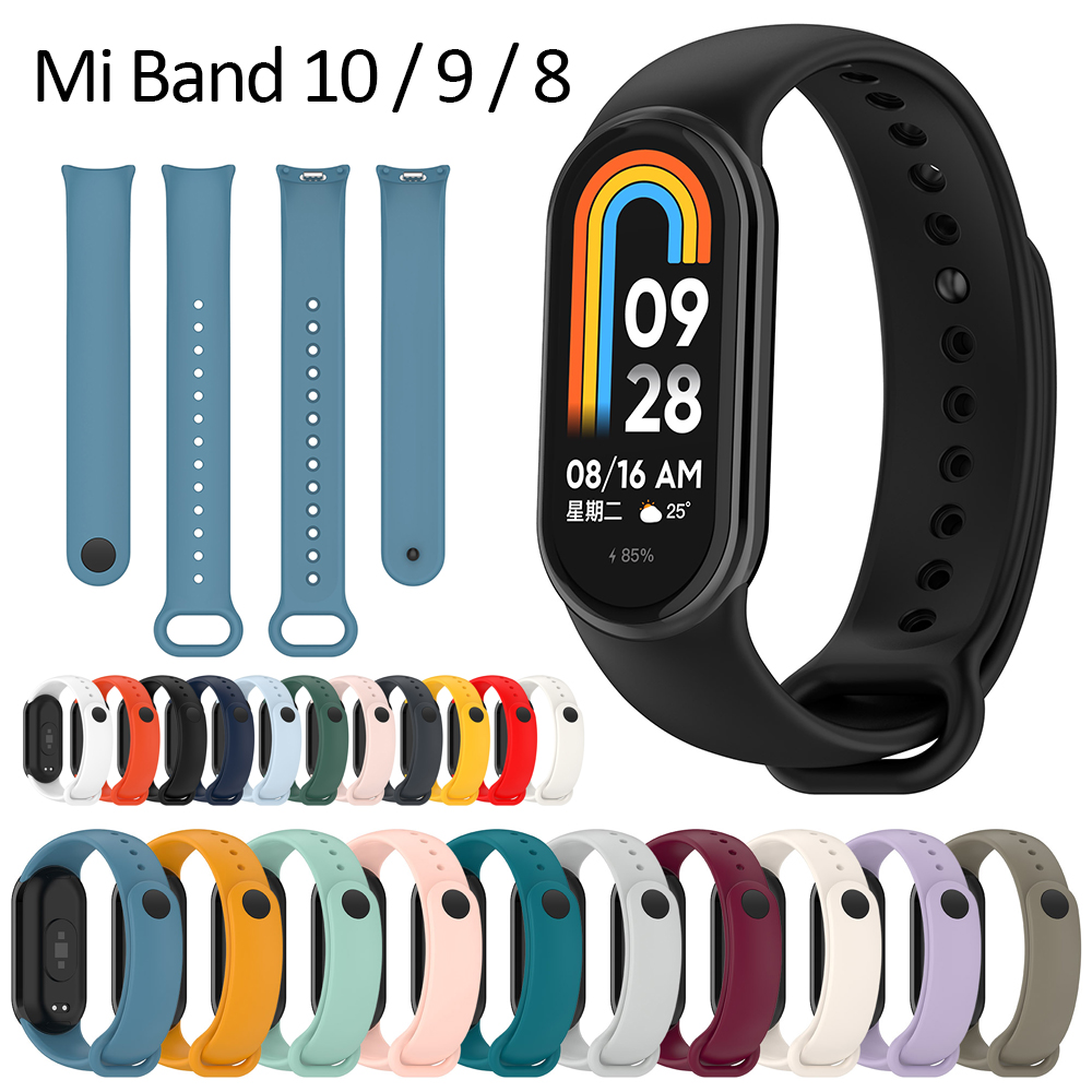 2025 new strap for xiaomi smart band 9 Pro 8 Pro silicone buckle watch band straps