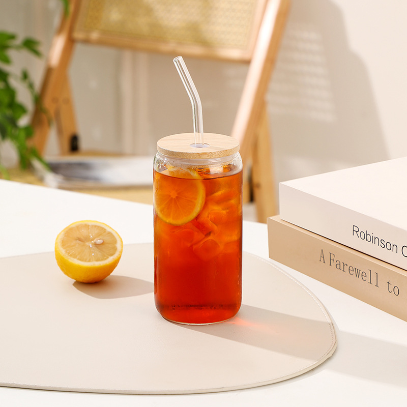 Coke cups, high borosilicate glasses, high-value bamboo lids, straw cups, cold drink coffee glasses
