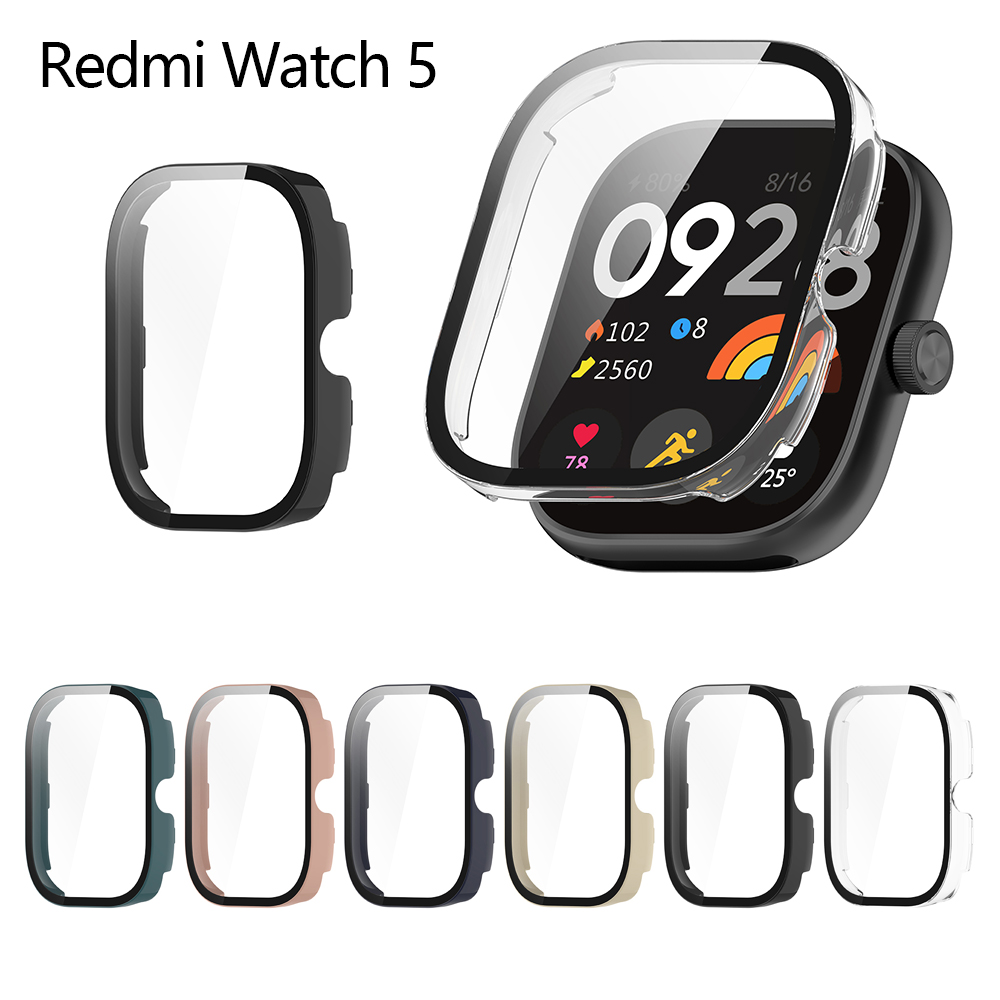 For Redmi Watch 3 Active case tempered glass full screen protector cover cases