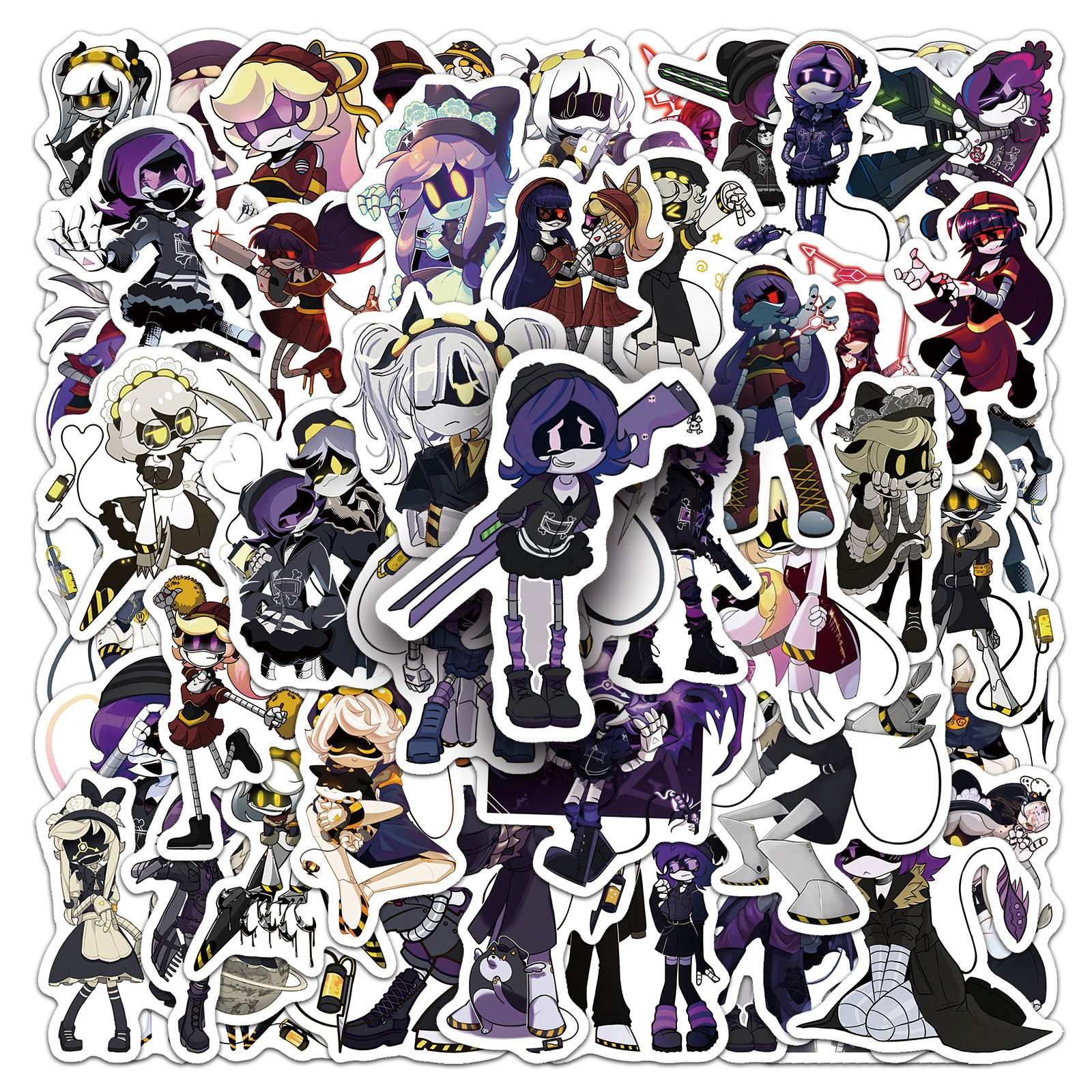 50 Piece Cartoon Waterproof DIY For Phones Laptop Car Sticker Creative Home Decal