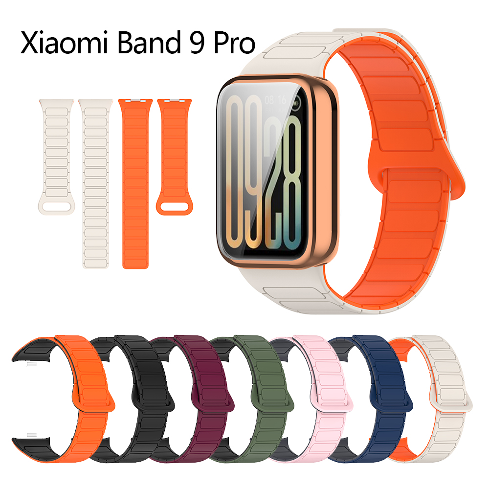 For Xiaomi smart band 9 Pro 8 Pro strap double color classic deisgn quick fit fashion business men women gift smart watch band straps