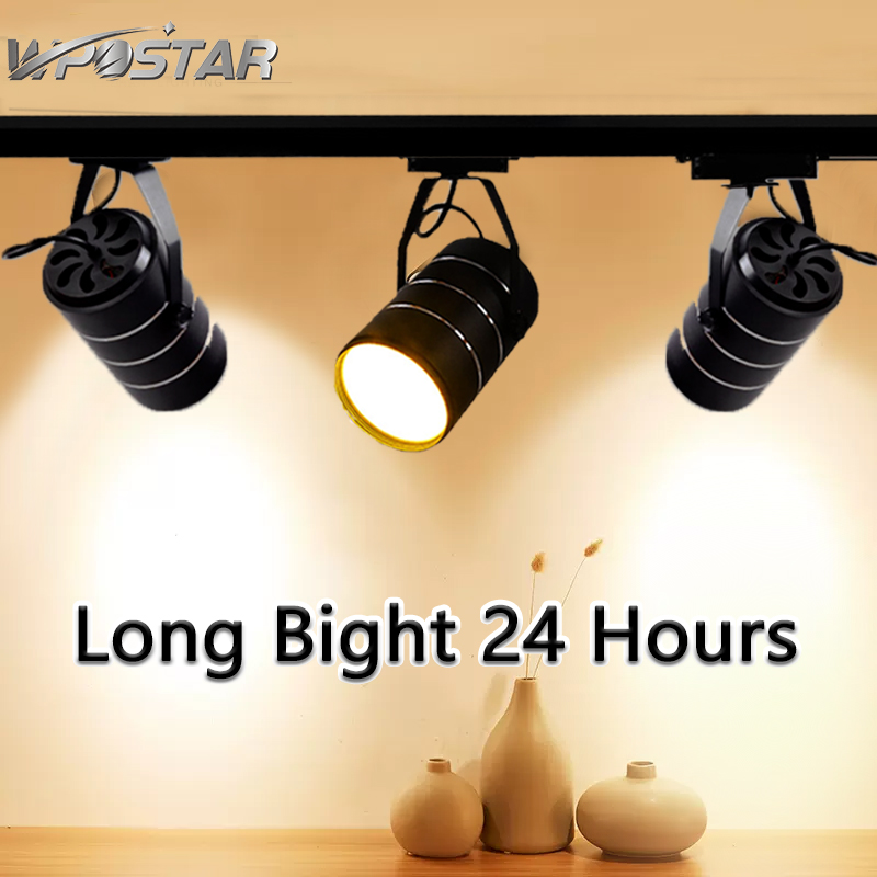 Led Track Light 220v COB Spot Lights Wall Lamp Fixture Track Lighting Rail 3W/5W/7W Spotlights Clothing Shop Home Decoraion