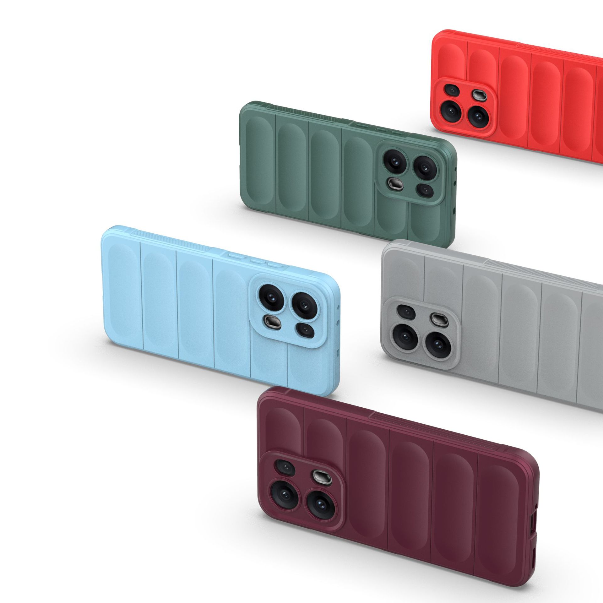 Phone Case for Oppo Reno13 Pro Soft Silicone Protector Case with Skin Feel Shockproof Mobile Phone Case