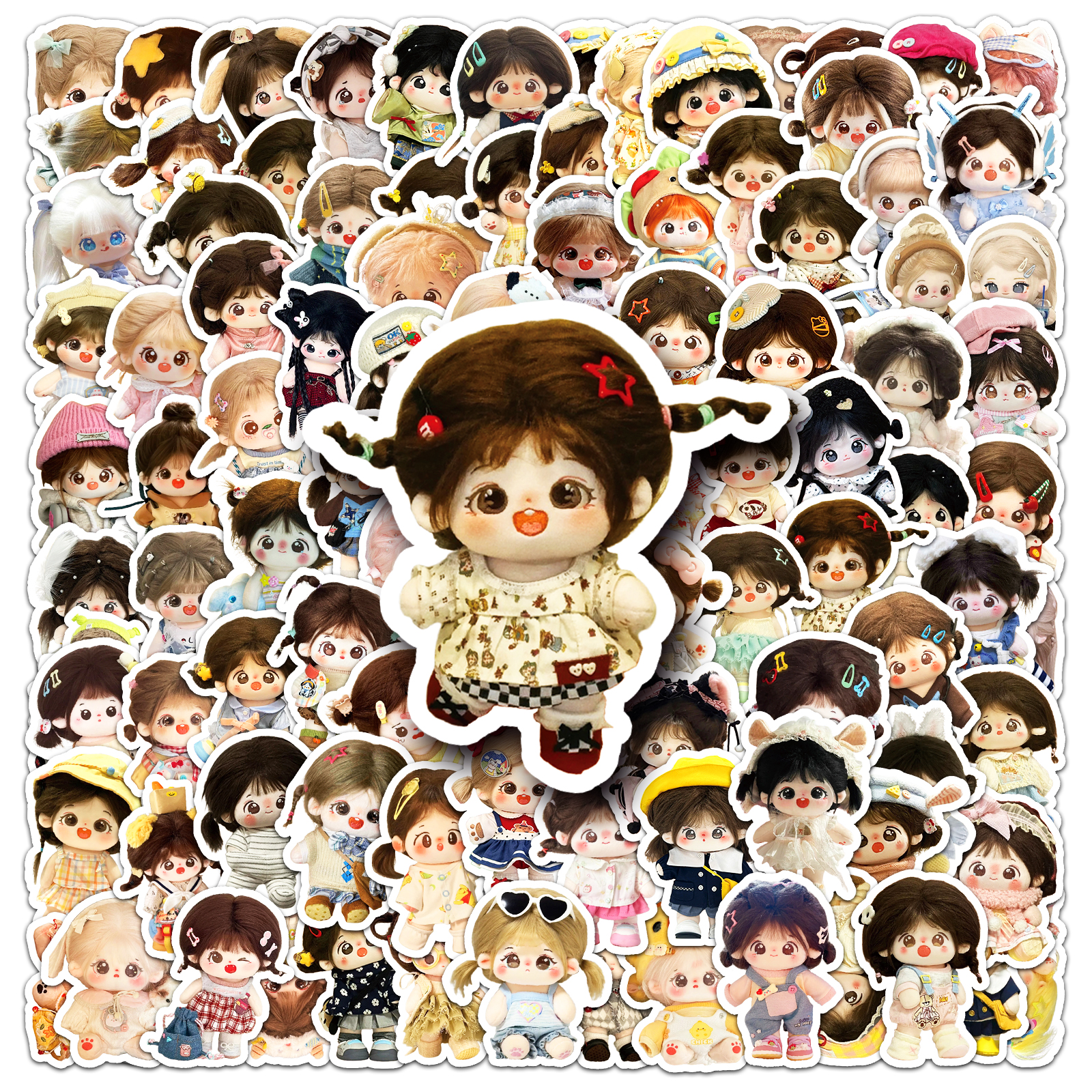 100 Piece Cartoon Stickers Waterproof DIY For Phones Laptop Car Sticker Creative Home Decal