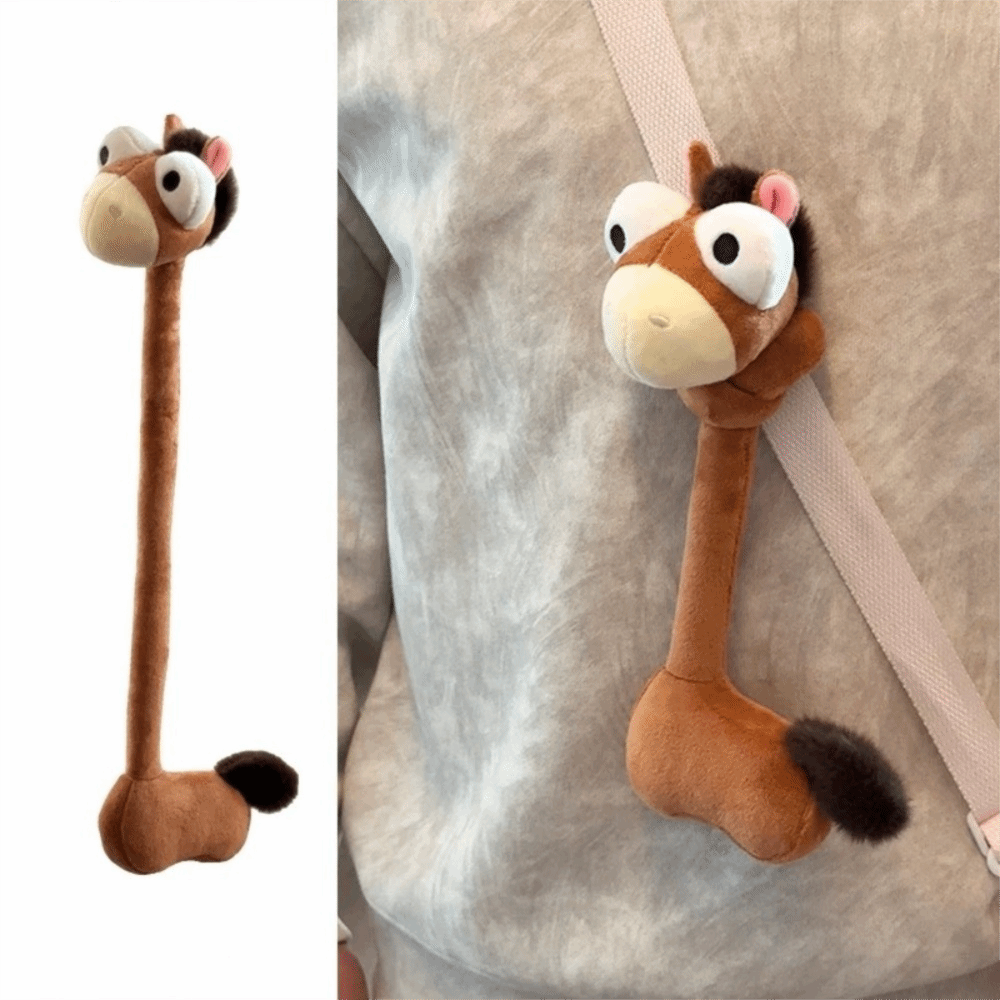 Birthday Gift Funny Design Long Neck Animal Plush Pendant White Color Cute Style White Goose Bag Pendant Creative Gift 40CM Cartoon Plush Pendant Bag Decoration