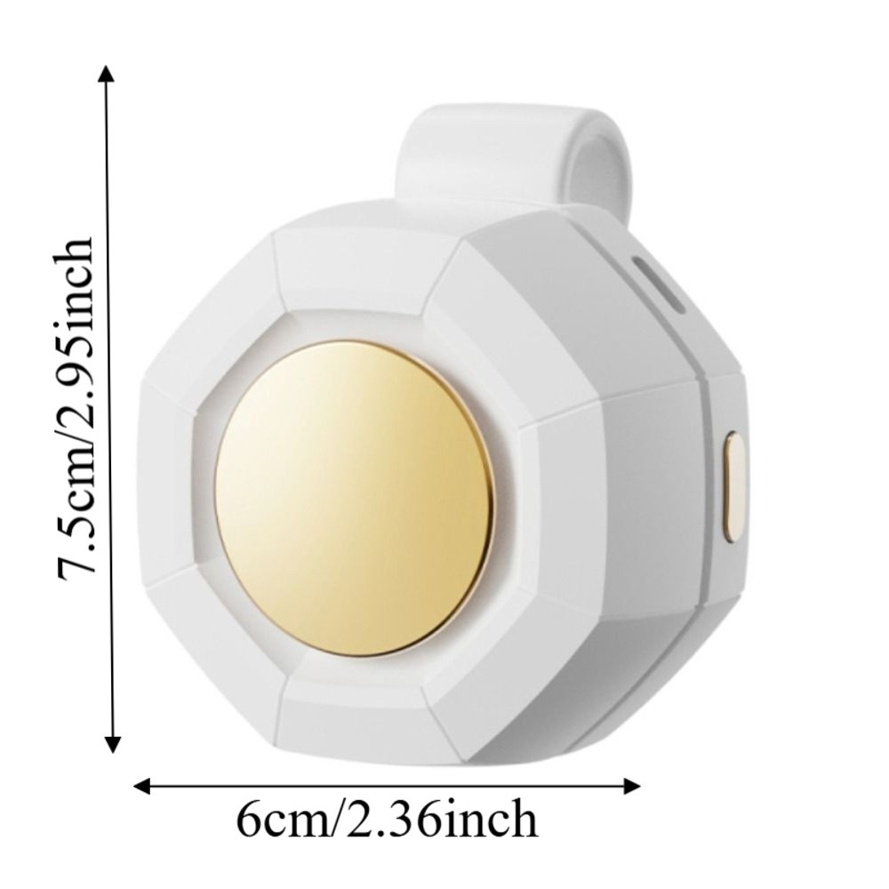 Cooling Artifact 3 Speeds Clip-On Waist Fan Mute Rechargeable Hanging Waist Fan Portable Silent Operation Mini Electric Fans Sports